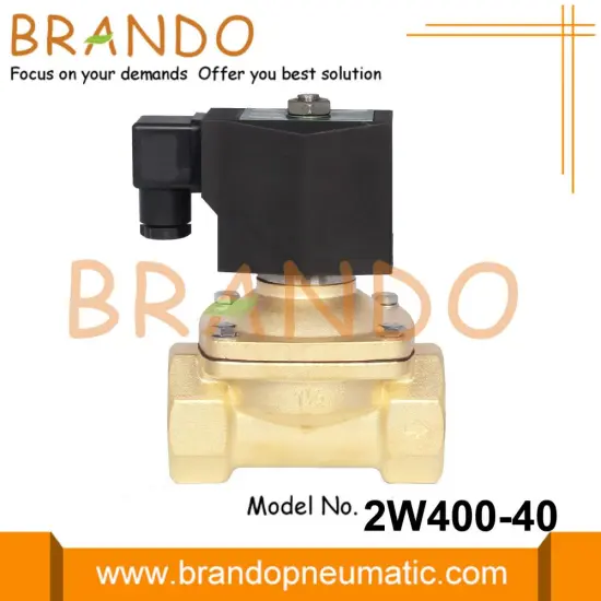 1.5'' Water Brass Electric Solenoid Valve 24VDC 220VAC