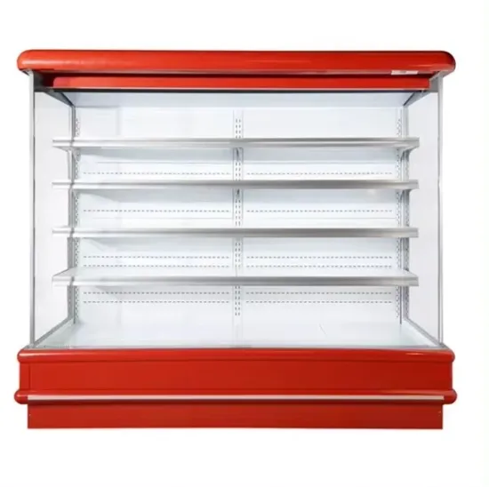 Supermarket Show Chiller Open Showcase Cabinet Air Curtain Freezer