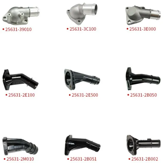 Hyundai Kia Engine Thermostat Upper Cover Replacement: OEM Parts for Models 25631-2B001, 25631-2M010, 25631-2E100, 25631-3CAA0, 25631-2B053