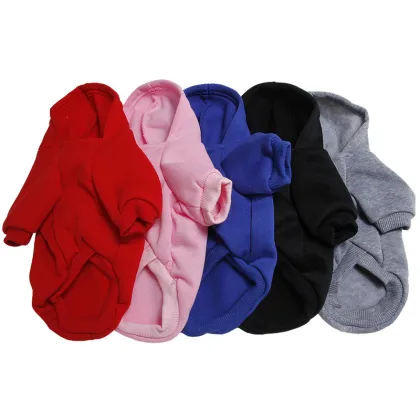 Color selection basic dog hoodies
