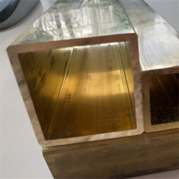 Lead-free brass square tube for architectural applications