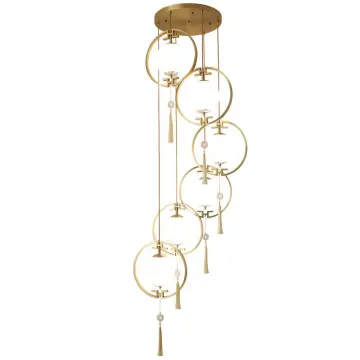 INSHINE Bulb White Cluster Pendant Light