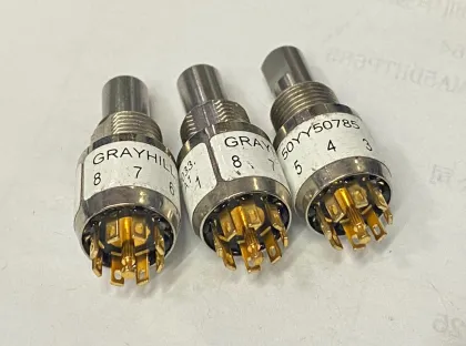 GRAYHILL Band Switch 50YY50785 - 1 Pole 8 Gear Rotary Adjustment USA