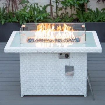 Square Metal Steel Fire Pit for Outdoor Garden Patio Furniture