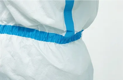 PE Disposable Medical Isolation Protective Clothing in Stock