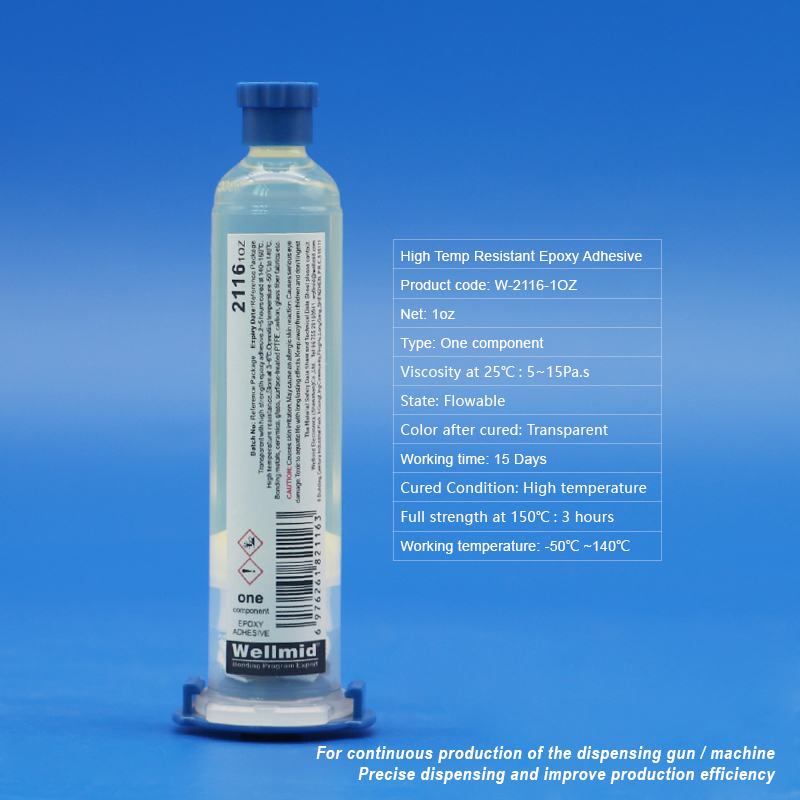 High-temperature Resistant Epoxy Adhesive - W2116 Transparent One Part ...
