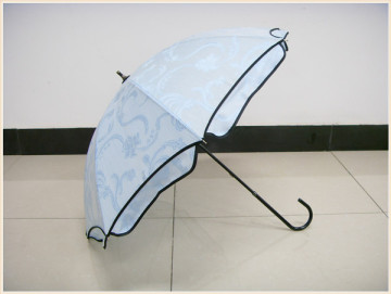 17''*8K 2014 new elegant TC fabric straight lady umbrella