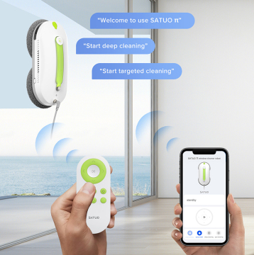 60-Second Window Cleaner: App-Controlled Smart Spray Robot