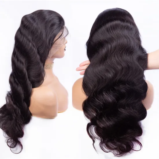Swiss Lace Frontal Straight Wig Vendor Natural Color Raw Unprocessed Brazilian 100% Cuticle Aligned Human Hair Lace Front Wig