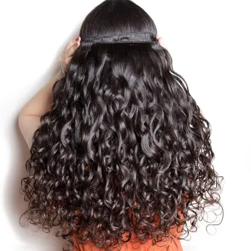 Water Wave brazilian Hair Bundles With Closure Factory Wholesale Price Cuticle Aligned Hair Extensions.