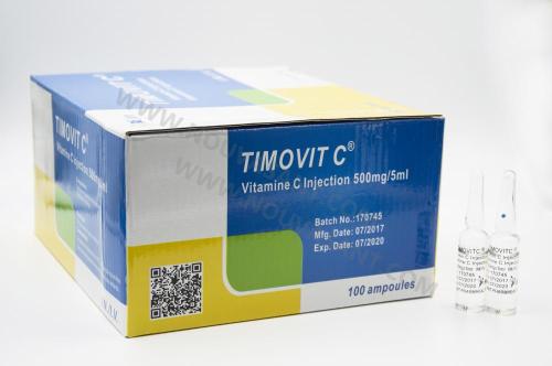 Ενέσιμο ασκορβικό οξύ 500 mg / 5 ml