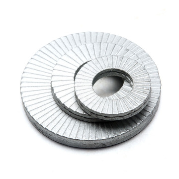 Factory Supply of Various Stainless Steel Locking Washers: 304, 316, and 316L Materials with Self-locking and Wedge Features - DIN 25201 Standard