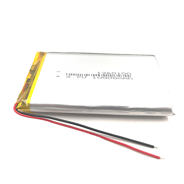1260100 3.7V 9500mah επαναφορτιζόμενη μπαταρία λιθίου πολυμερούς