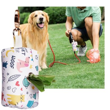 BOOYOU Dog Poop Bags Holder Waste Bags Dispenser
