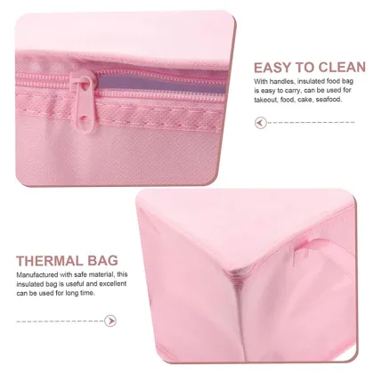 Customized Full-Color Printed Fresh Food Delivery Bag with Logo