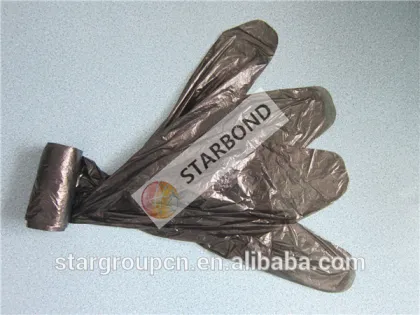 HDPE s cut/s type garbage bag on roll, S-cut garbage bags