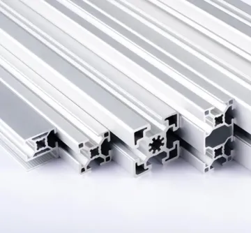 Industrial aluminum profiles for exterior walls