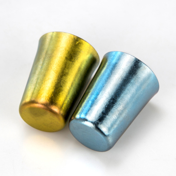 Pure titanium colored flask