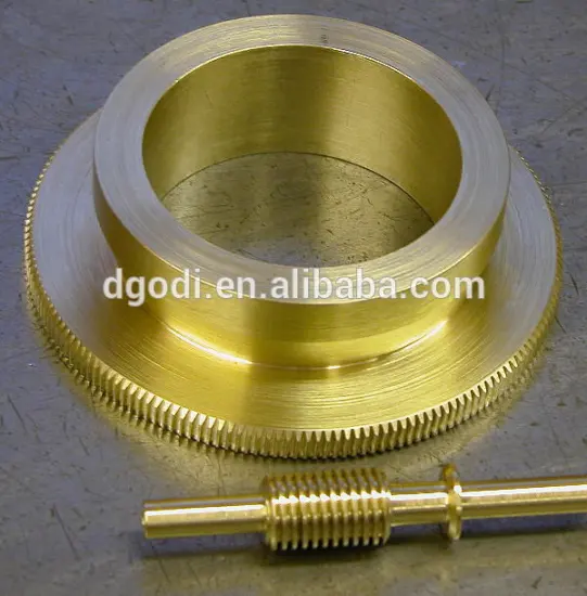 Professional custom brass telescope worm gear have high precision