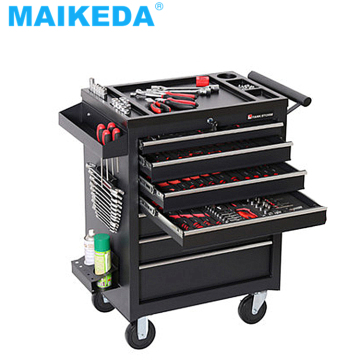 126 Pcs Trolley Cabinet Tool Kit for Workshop & Garage Storage