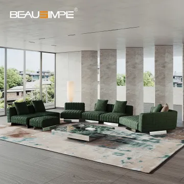 High-End U-Shaped Sofa Set