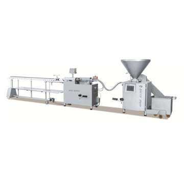 Ak9000 Automatic Sausage Twisting Machine - Linea di produzione di riempimento del vuoto salami
