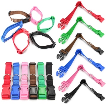 Beautiful Design New 6 Colors S Nylon Pet Dog Cat Puppy Adjustable Spring Buckle Lead Collars Excellent Quality