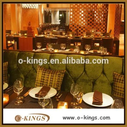 Booth sofa chair restaurant furniture sets