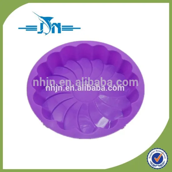23cm Sunflower Shape silicone cake mold for football world cup