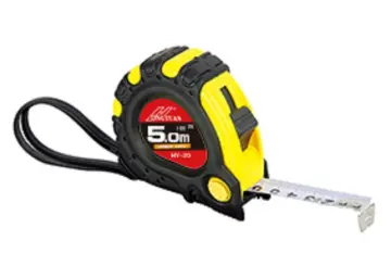 3m/5m/7.5m measuring tape rubber coatting