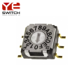 10x10 SMD 8421 Switch di immersione rotante codifica digitale