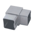 Satin kết thúc đầu nối tay vịn lan can kính 90 độ
