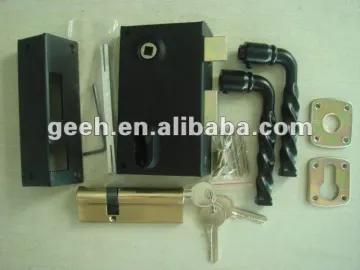 Garden gate lock