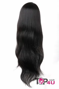 Wholesale top quality 100% full thin skin wigs silk top base full lace wig