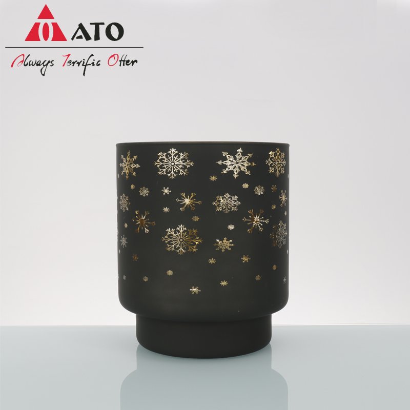 ATO Home Decoration Double Glass Black Castlente