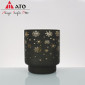 ATO Decoration Home Double Glass Black Bandlers