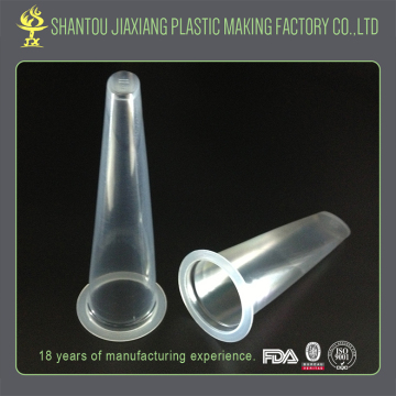 Plastic long cone cup for ice cream and jelly
