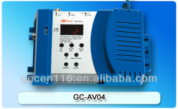 Gecen Household Agile Modulator with CATV or TV channel selectable Model GC-AV04