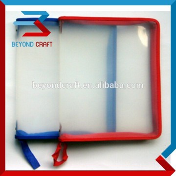 A4 PP zipper clear bags clear plastic envelopes zipper closure bags