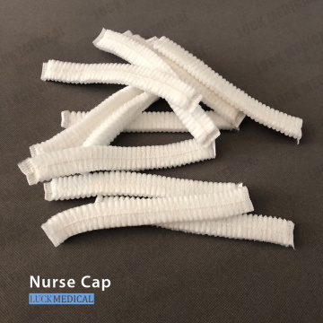 Elasticated Blue Nurse Cap