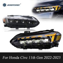 HCMOTIONZ LED المصابيح الأمامية لـ 11th Gen Honda Civc 2022-2023