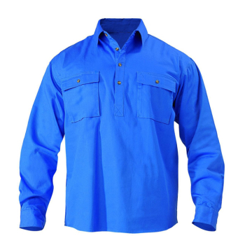 Various Color Long Sleeve Closed Front Cotton Drill Shirts: Your Ultimate Clothing Search Engine