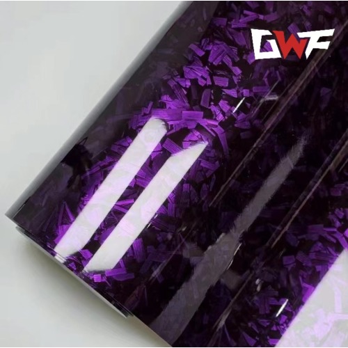 Película de vinilo de fibra de carbono de cristal láser arcoiris