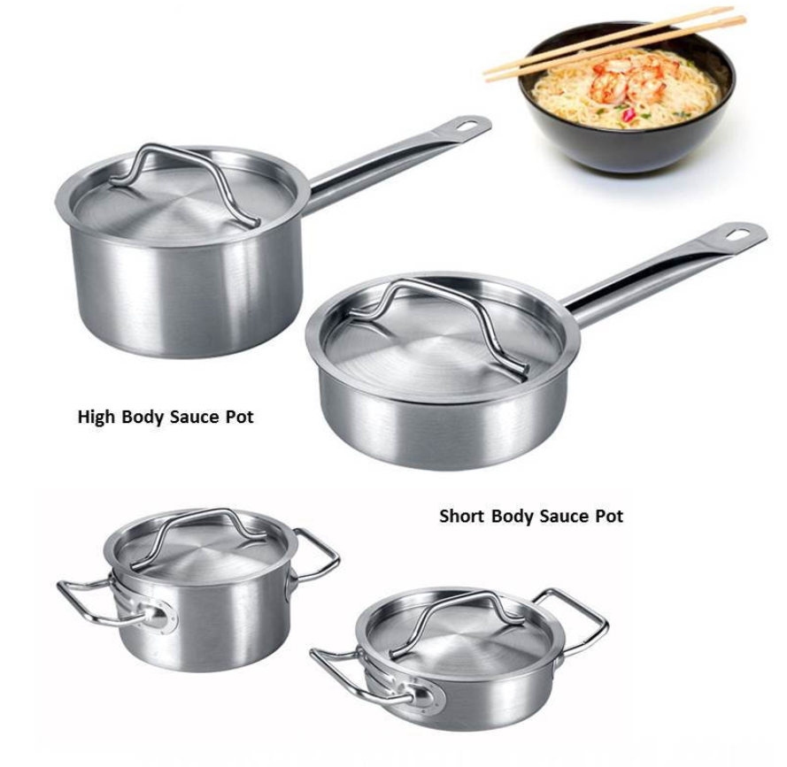 Durable Stainless Steel Sauce Pot