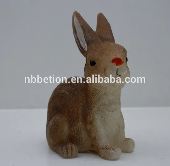 LED Flameless Yellow Flickering Rabbit-shaped Carved Candles Easter Day Decor