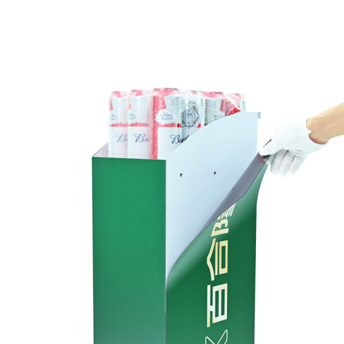 APEX Floor Automatic Lifting Beer Metal Display Stand