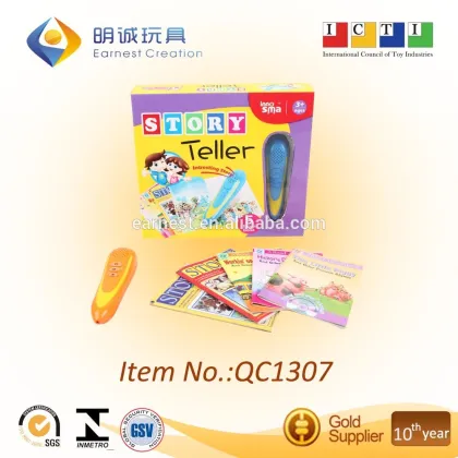 Attractive tory teller/ Children smart pen/ Kid's smart reading pen with book