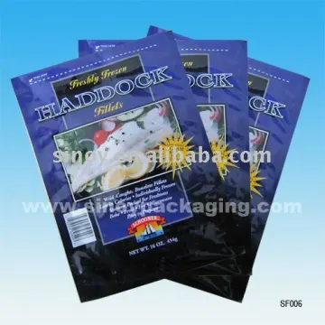 16 OZ Frozen Haddock Fillets Plastic Bag