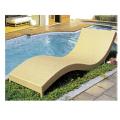 Dizajni i kohës së lirë Rattan Sun Lounger