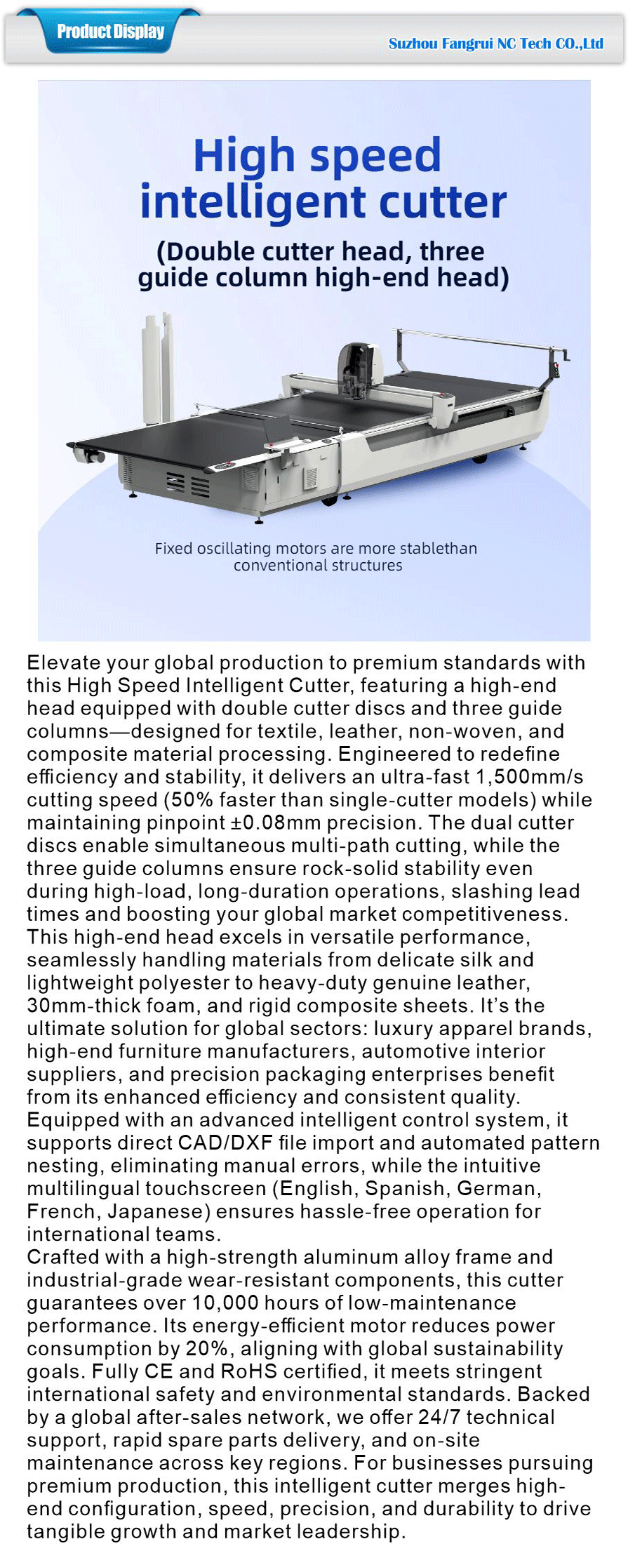 High-speed Cutting Machine -xiangqing1-FR017